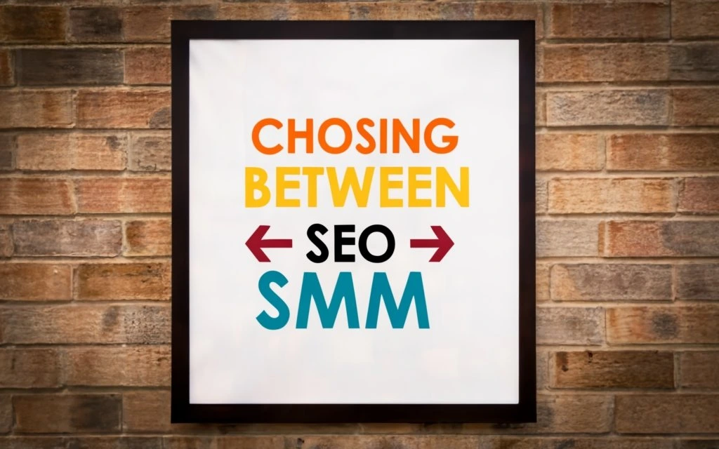 choosing between SEO and SMM