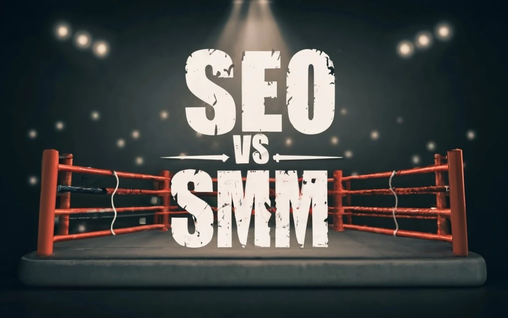 Comparison between SEO and SMM